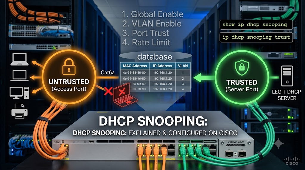 What is DHCP Snooping & How to Configure It on Cisco Switches