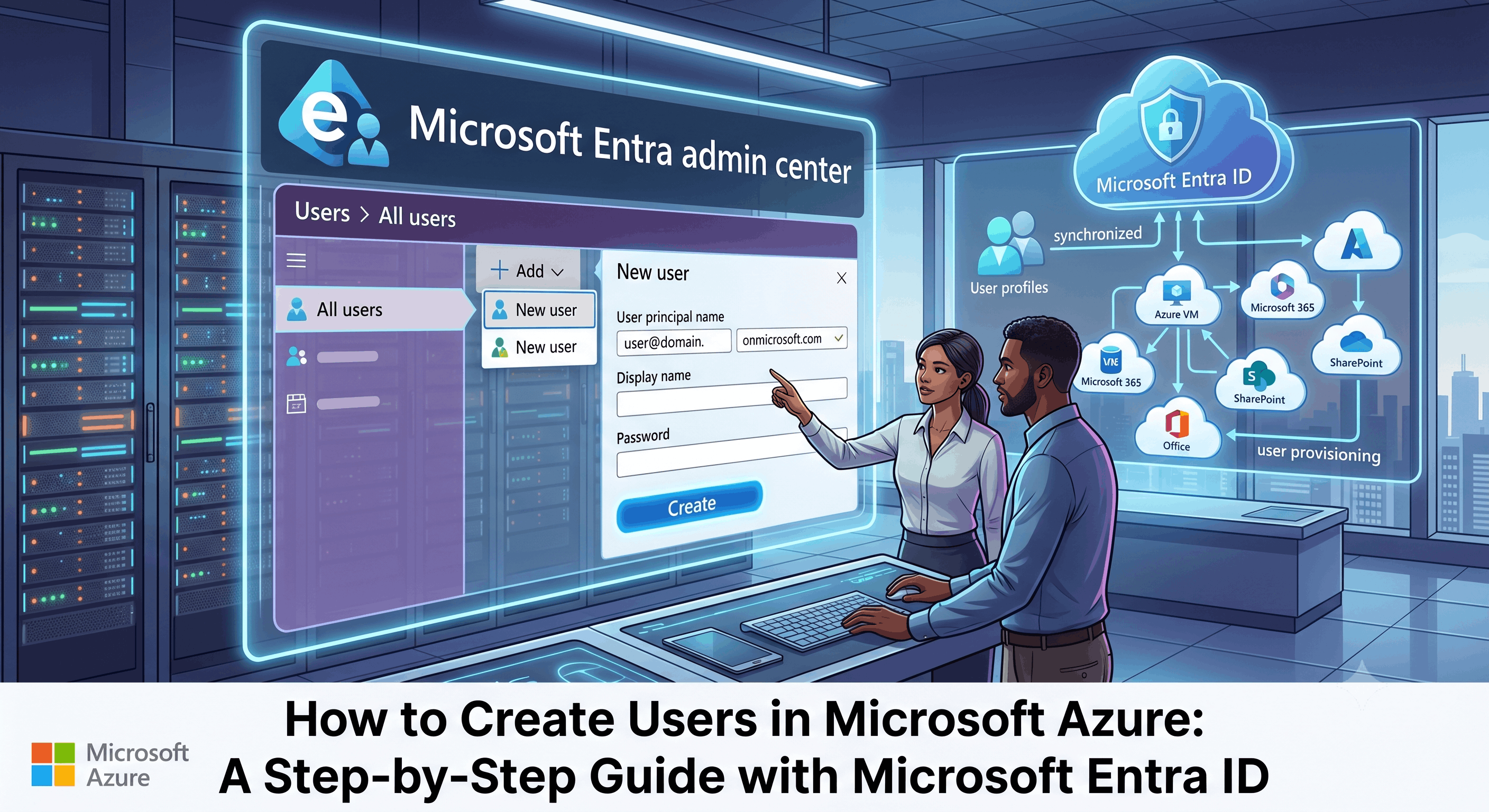 How to create users in Microsoft Azure using Microsoft Entra ID